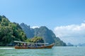 Cruising Phang Nga Bay in Thailand Royalty Free Stock Photo